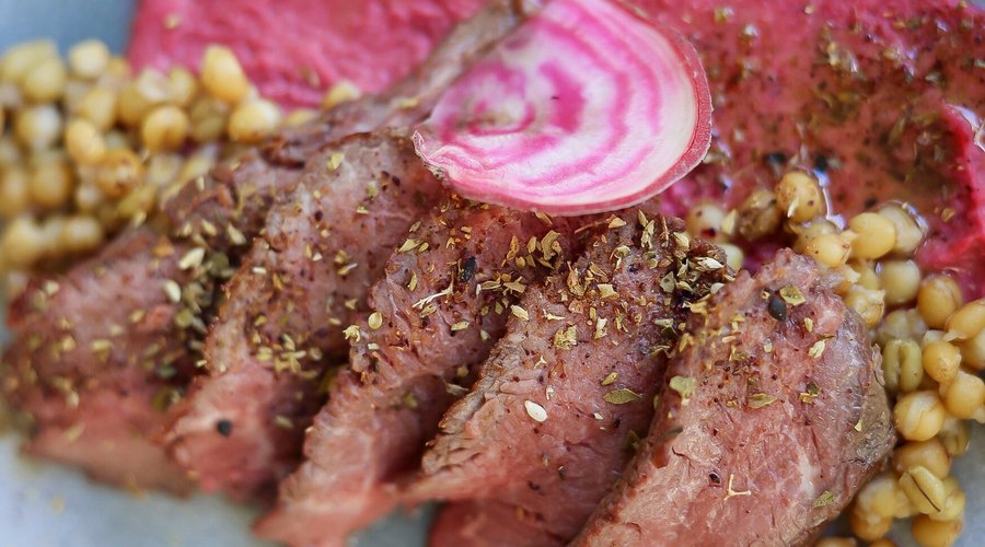 Spiced lamb backstrap - tapas