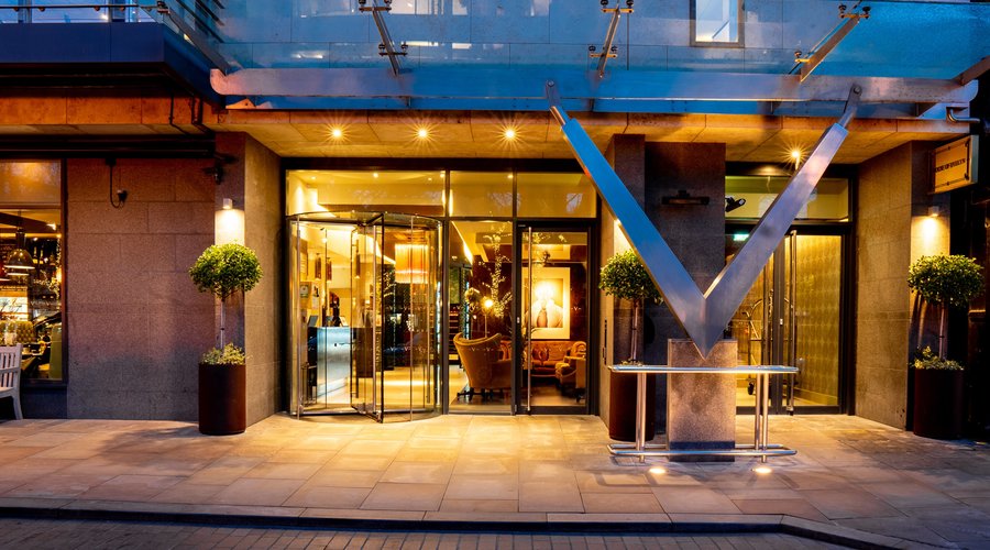 The Vincent Hotel in Southport main entrance 
