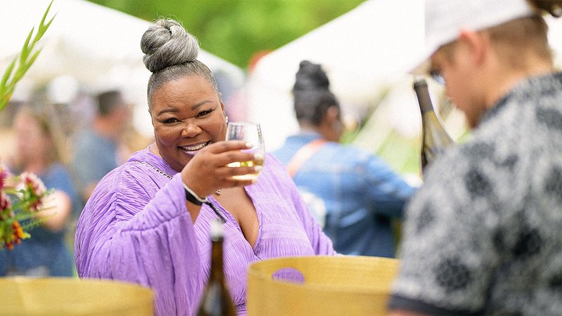 Wine tasting at Taste of Sonoma, Sonoma, California