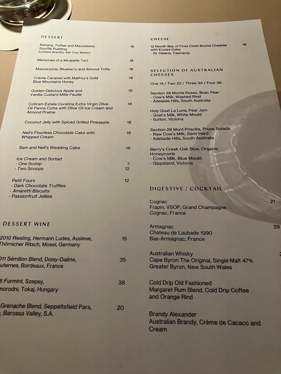 MARGARET, Double Bay Menu, Prices & Restaurant Reviews Tripadvisor