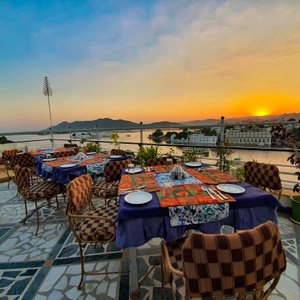 Sunset Lake Pichola View from Terrace