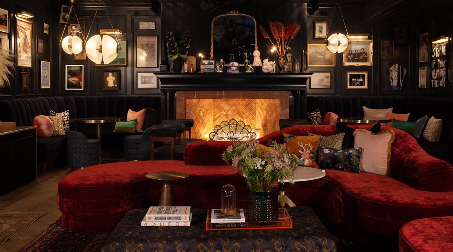 Late Great Speakeasy Fireplace