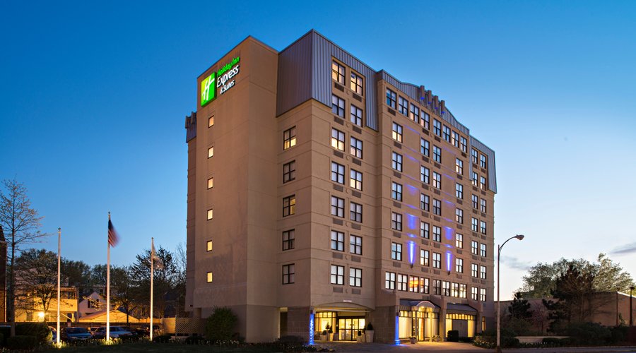 Hotel Exterior at Dusk