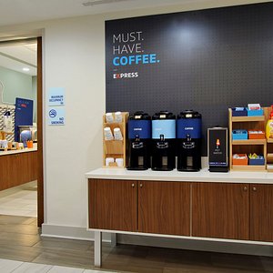 Did you say coffee? Don't forget to take a complimentary cup to go