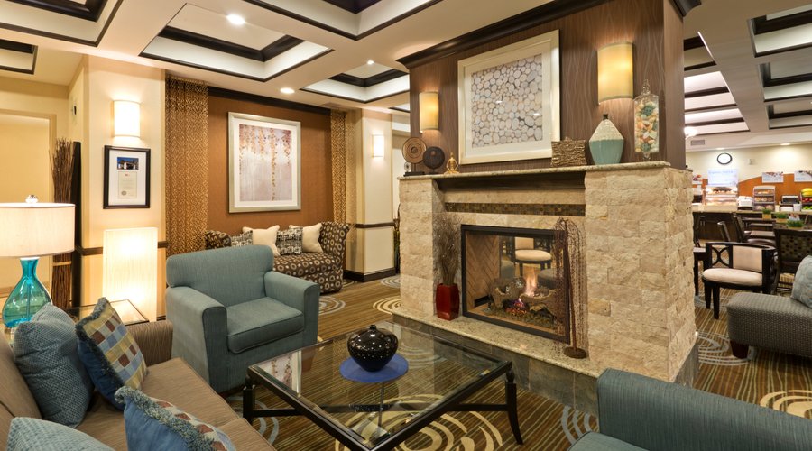 Relax by the Fire in our Lobby Lounge