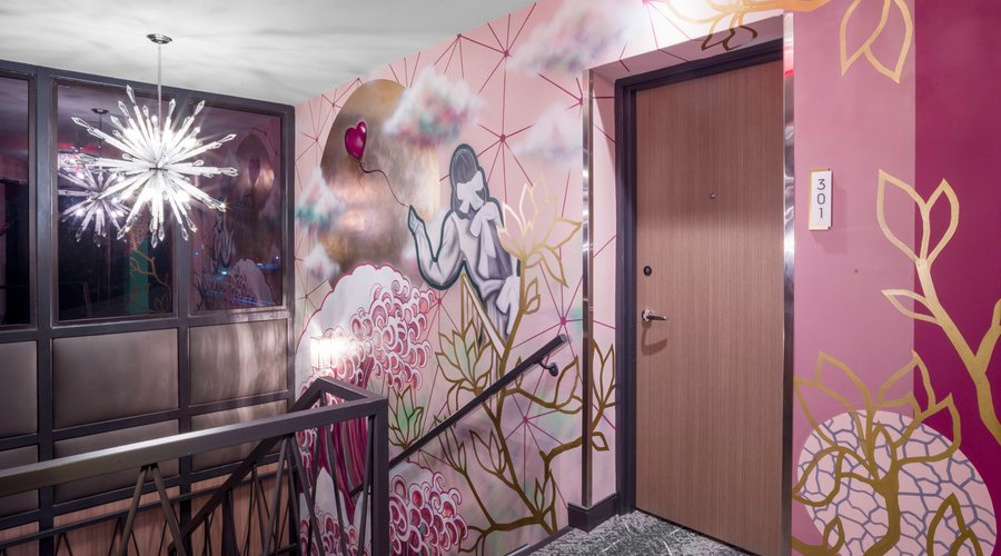 Be sure to check out the local art throughout the hotel.