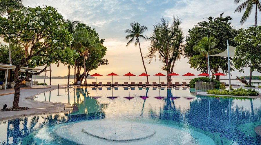 Amari Koh Samui Beach Wing Pool Sunrise