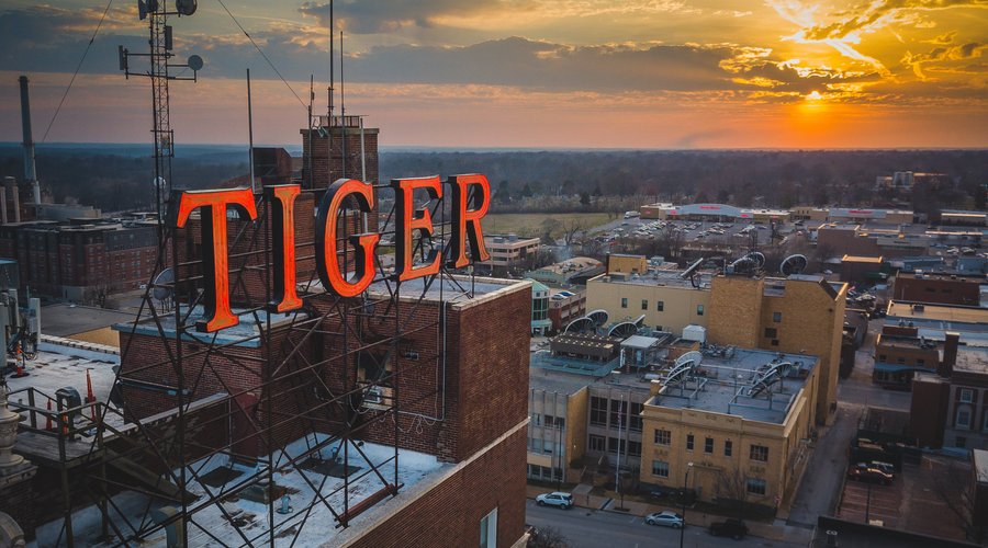 The Tiger Hotel located near University of Missouri campus