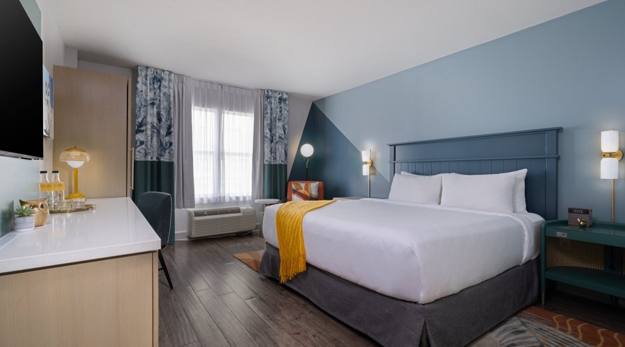 Our beautifully renovated rooms offer modern comforts.