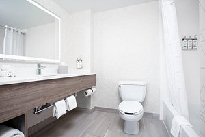 Clean updated bathrooms