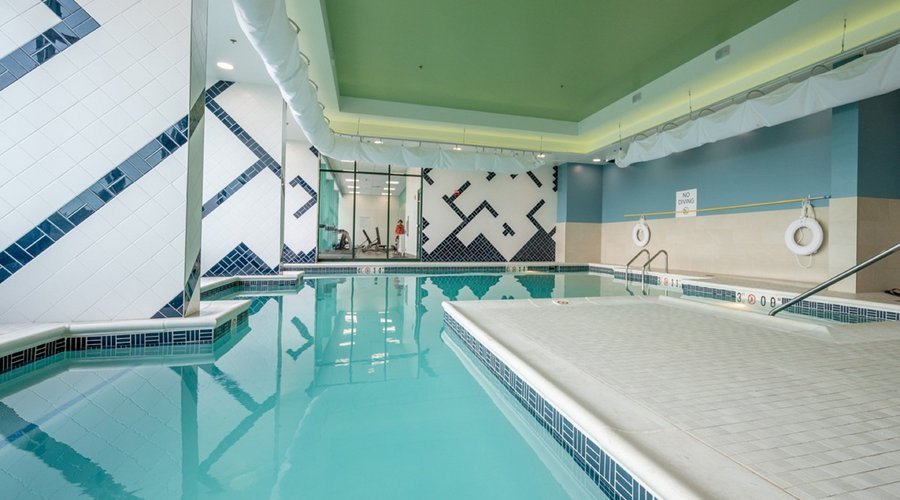 Take a dip! Our indoor swimming pool is open year round. 