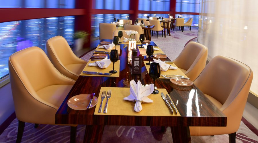 The only revolving restaurant in Doha