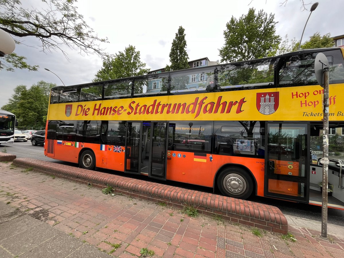 2024 (Hamburg) City tour of Hamburg in a double-decker bus Hopp on ...