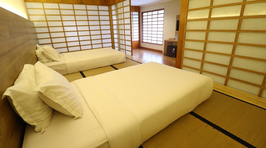 Yabukita Japanese Suite Room  Favorite Japanese style room with tatami in bedroom, equipped with traditional Japanese dining room, sofa bed, modern facilities for your memorable vacation.