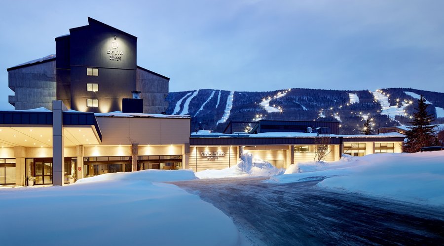 Hotel Facade at night