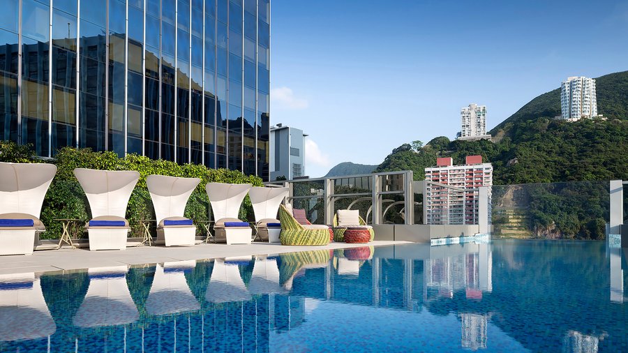 Mountain View Infinity Glass Bottomed Pool 