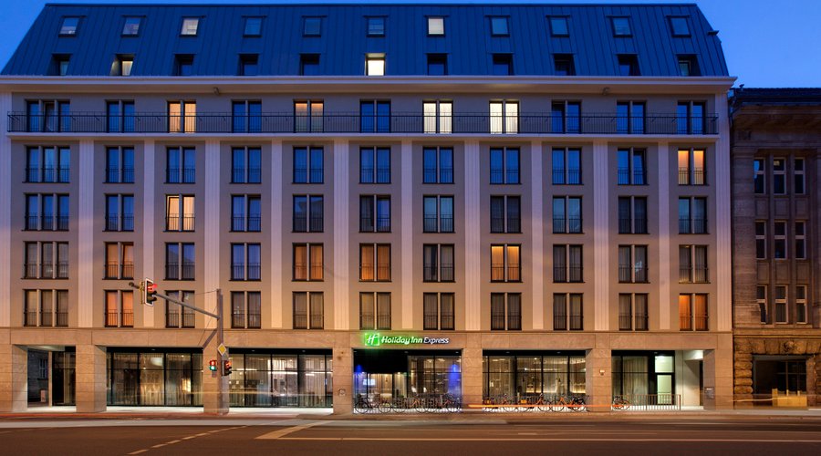Smart new hotel in central Berlin, built on an ancient site. 