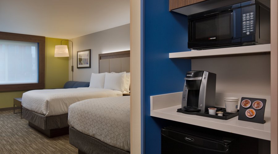 Our rooms feature a microwave, refrigerator and FREE Keurig Coffee