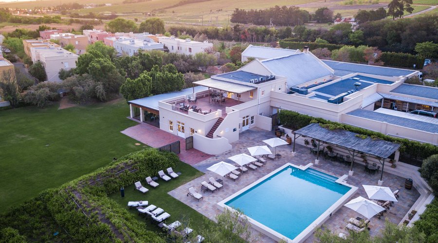 Hotel Main Pool Aerial