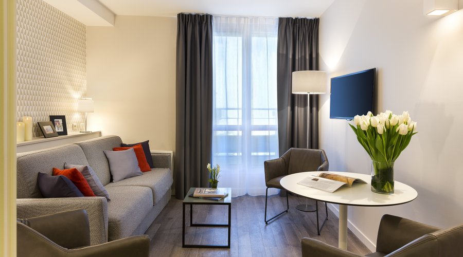 Living room of 1-bedroom apartment, Citadines Montmartre Paris