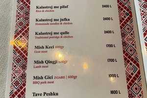 Menukort