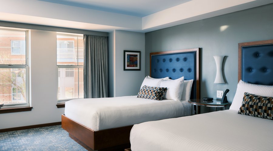 Recently renovated rooms with double bed room types.  Select from with and with our water views.