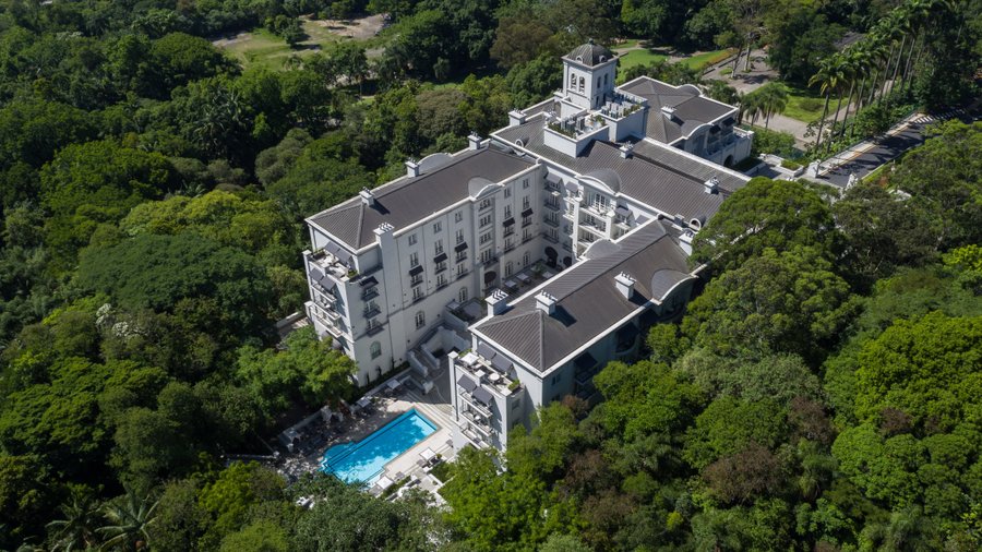 Palacio Tangara aerial view