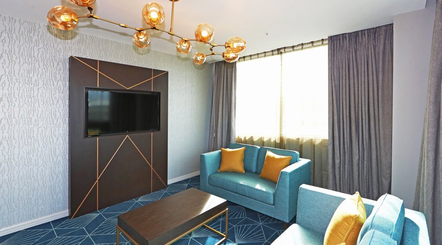 Swiss Super Suite Two Bedroom Living Room Area