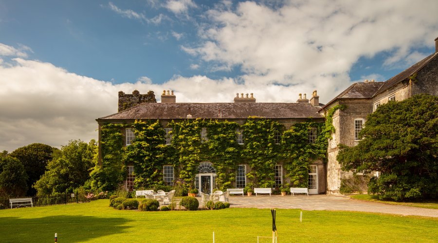 Ballymaloe House - Summer Exterior with Croquet Lawn