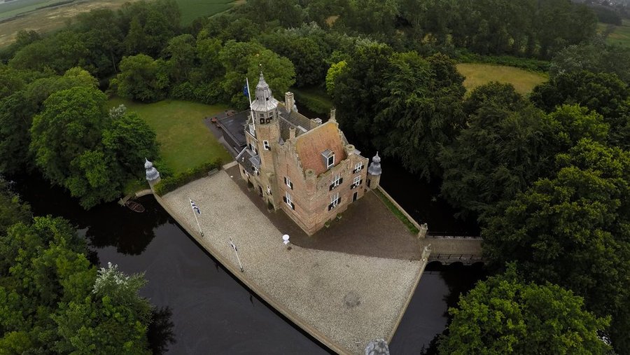 Renesse Exterieur Slot Luchtfoto