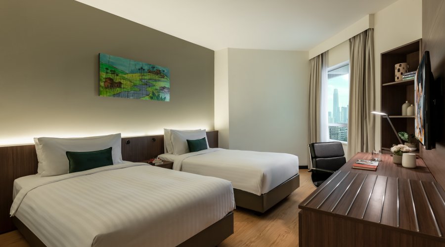 Oakwood Hotel & Residence Kuala Lumpur Deluxe Twin Room