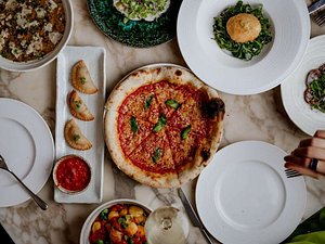 May Fair Kitchen - Margherita Pizza and Panzerotti