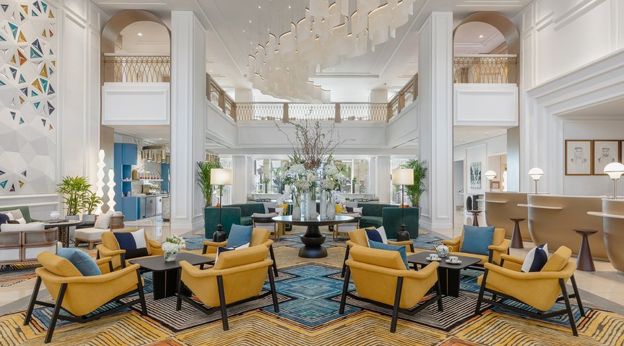 Lobby of the resort