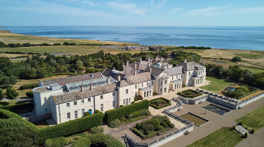 Hotel aerial view
