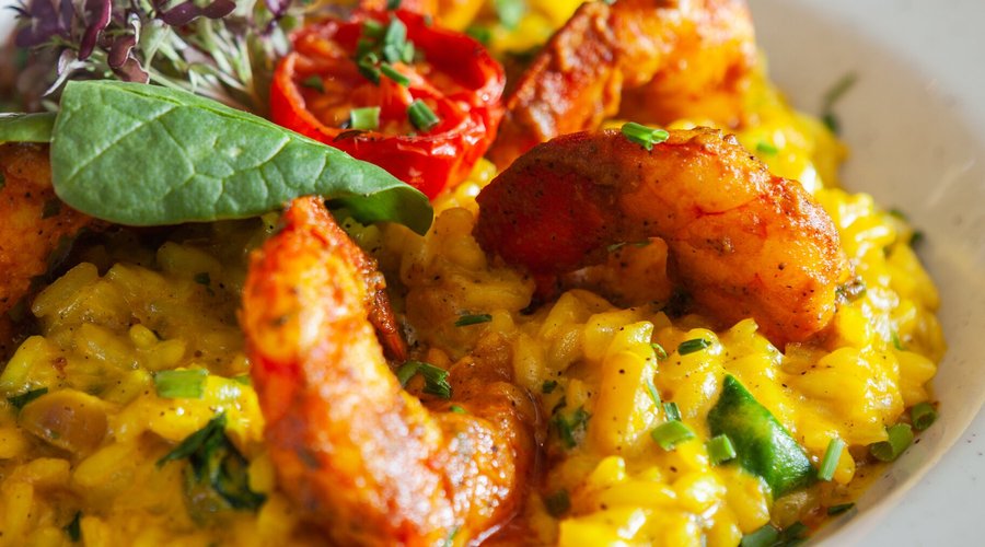 Prawn risotto 