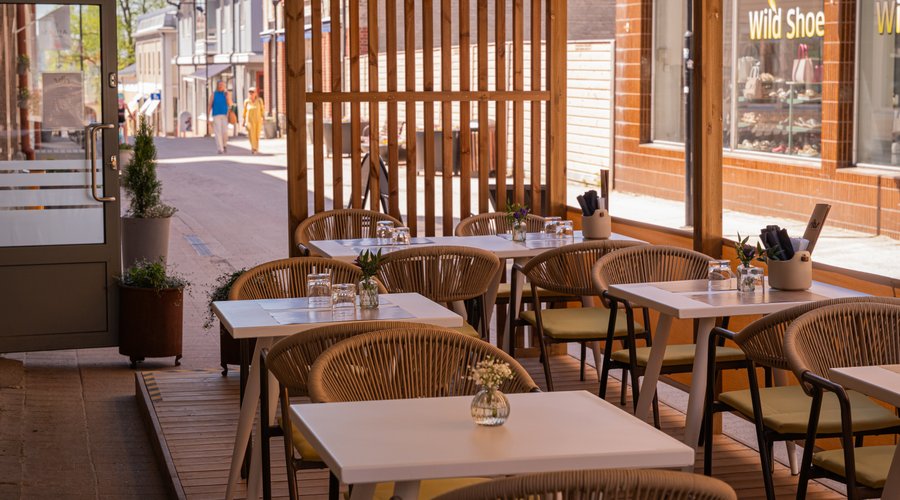Join us for a refreshing break on our terrace.