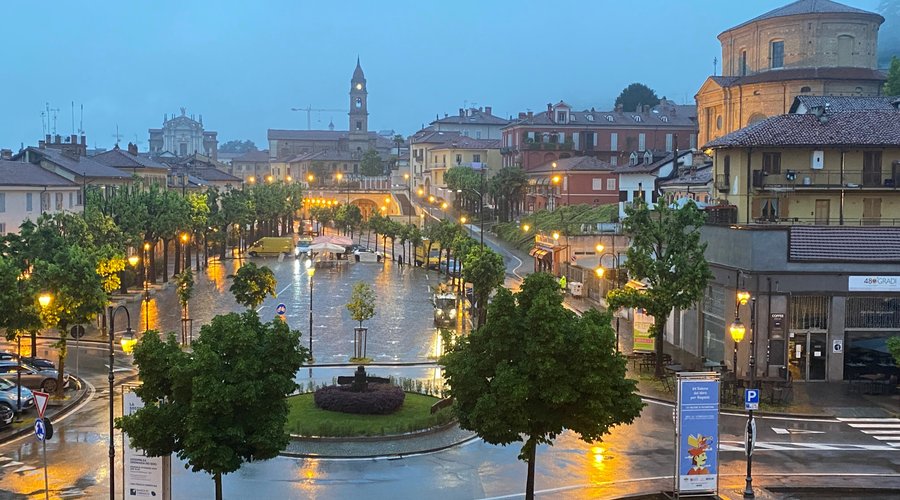 Panorama dalla stanza del grazioso hotel 
