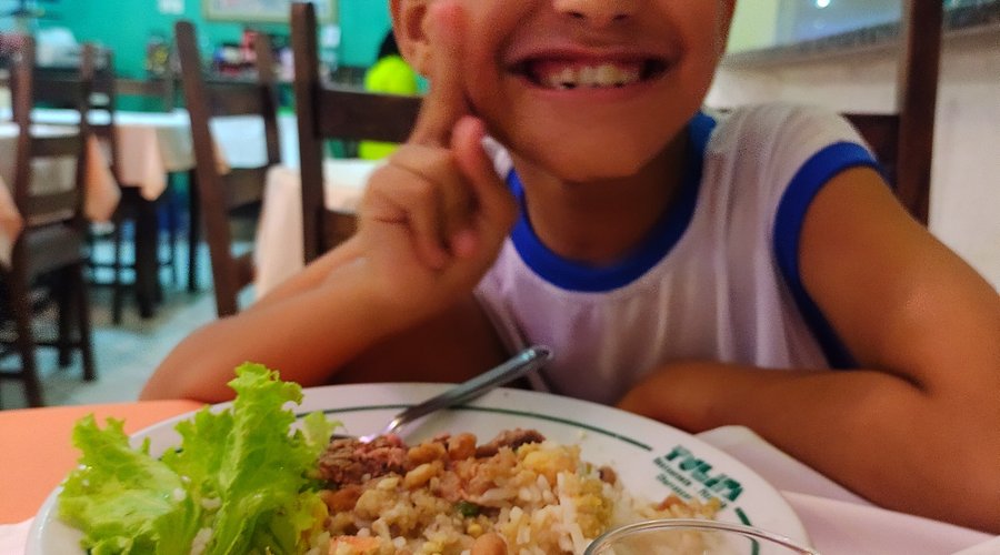 A felicidade de quem está no seu restaurante preferido, Luis Fernando ama estar aqui ❤️