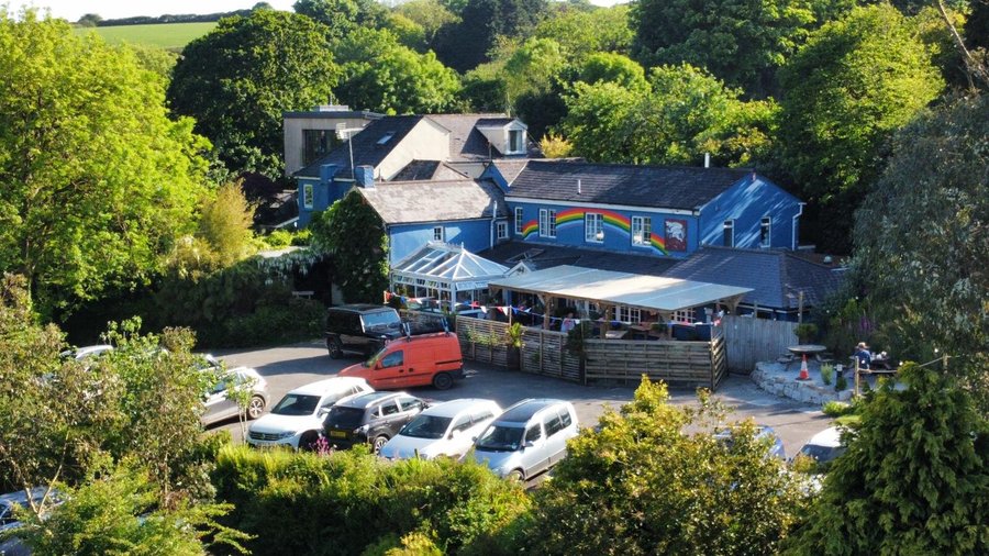 Drone shot of our wonderful inn