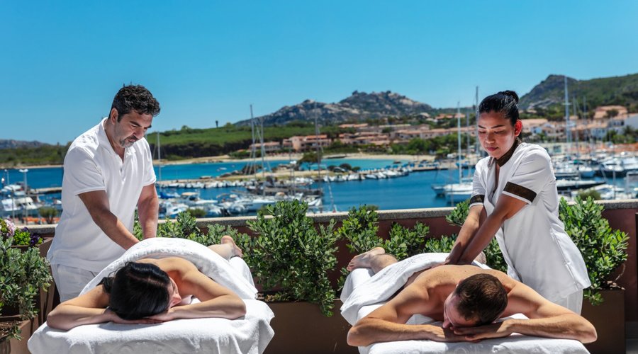 In-room massage for couples