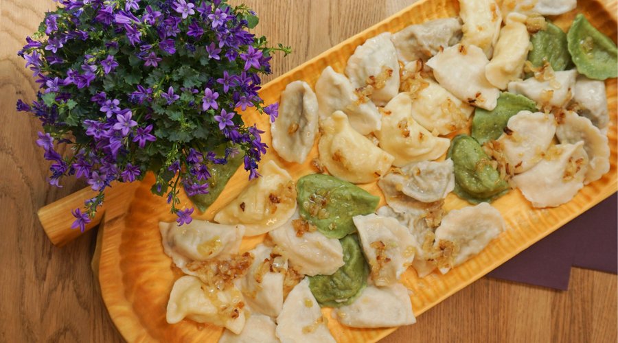 Our famous bowl of pierogi! 