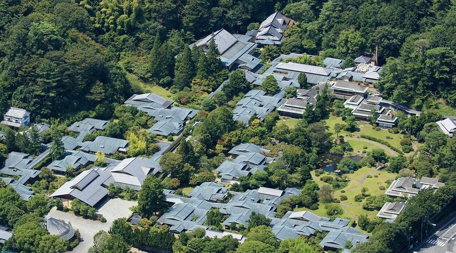 三養荘空撮