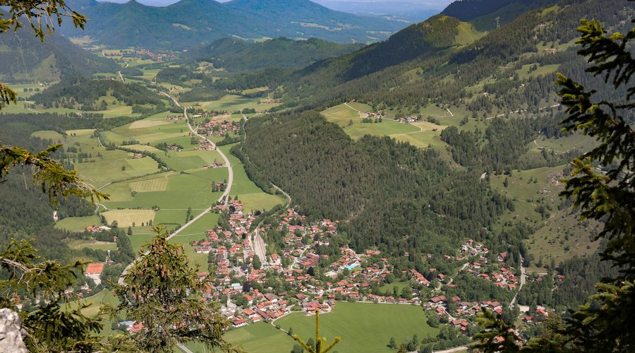 Bayrischzell von oben