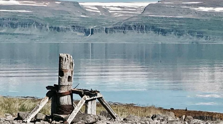 The beautiful nature in Isafjardardjup.