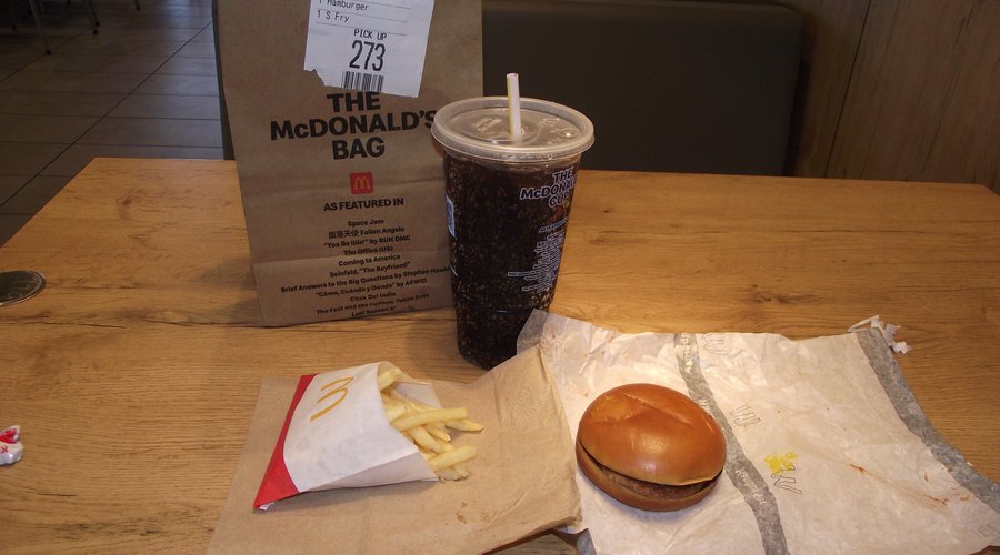 NH - NEWINGTON - MCDONALD'S - HAMBURGER, FRIES, & DIET COKE
