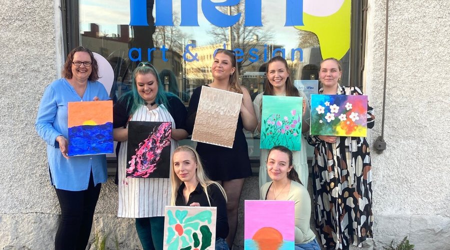 Art & Wine painting event