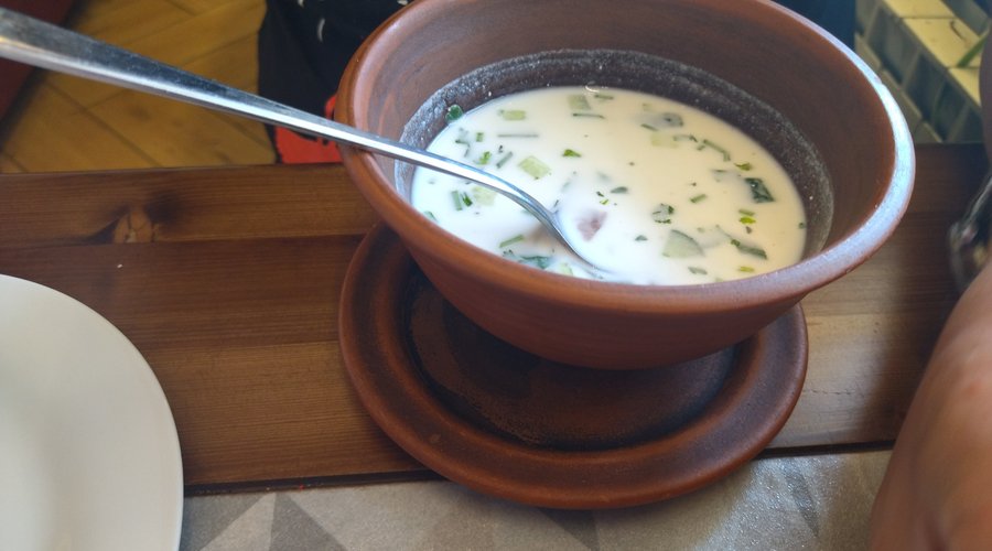 Окрошка. Уже начал есть))))