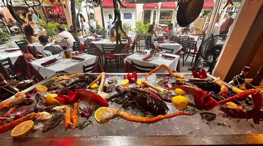 seafood display 