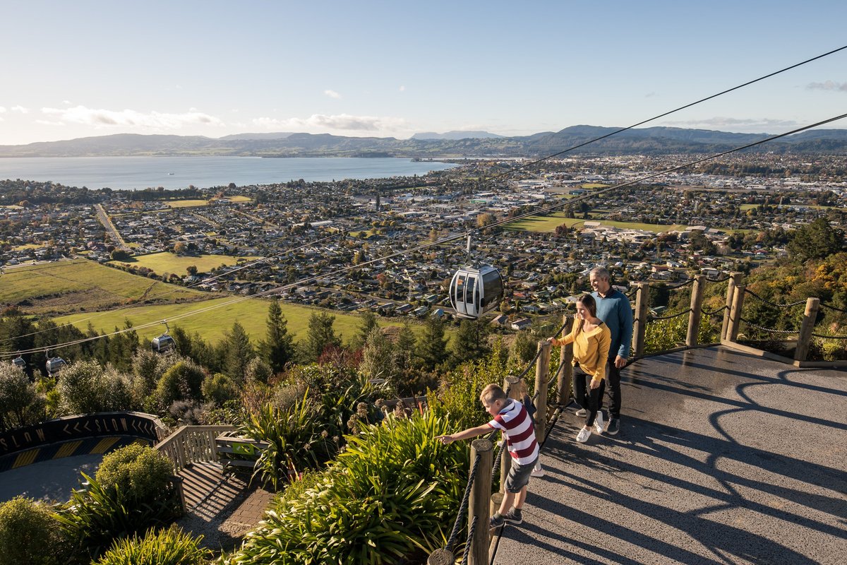 Skyline Rotorua view