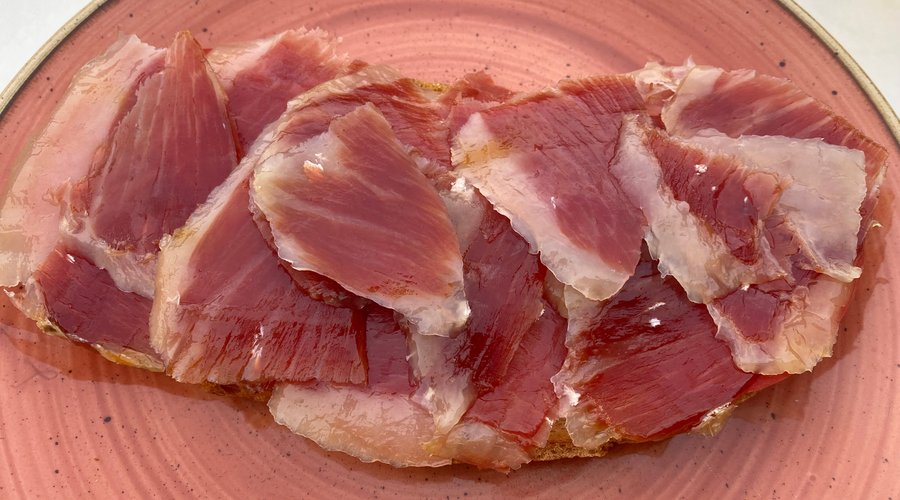 Tosta de jamón ibérico 